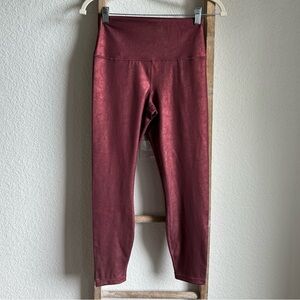 90 Degrees by Reflex Leatherette Tummy Control Leggings sz: M